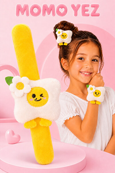 ELDE BİLEKLİK Neşeli Yumurta Peluş Kola Sarılan Neşeli Yumurta Bileklik Oyunc...