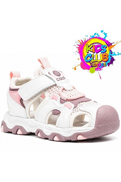 Kids Club Shoes صندل أطفال مغلق من الأمام من Cool Suv PUDRA