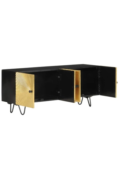 Concept Dulap TV 110x30x45 cm, lemn masiv de mango