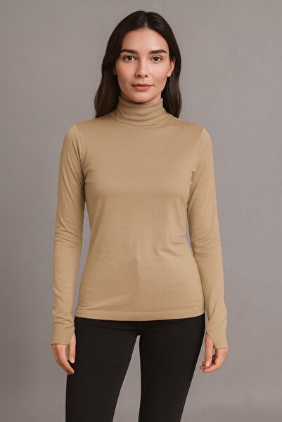 ALDAIYR Round Neck Women's Long Sleeve Lycra Body