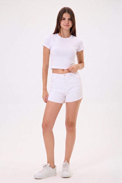 3 ROPE Tricou crop basic tip baby tee