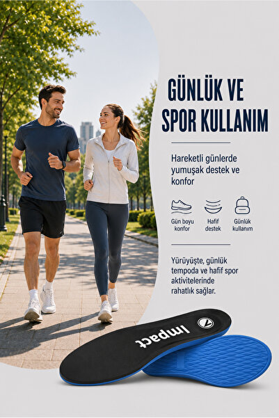 Active Team SG02 | Yumuşak Memory Foam Hafızalı, Ayak Şeklini Alan, Konfor, Günlük Ve Spor Iç Tabanlık