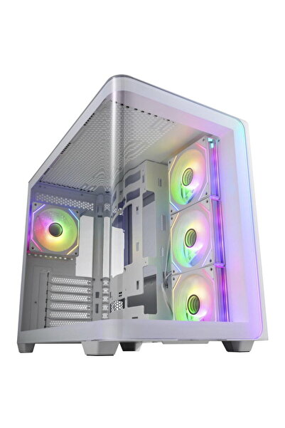 Fortron Mid Tower Fara sursa FSP M580-WA Alb