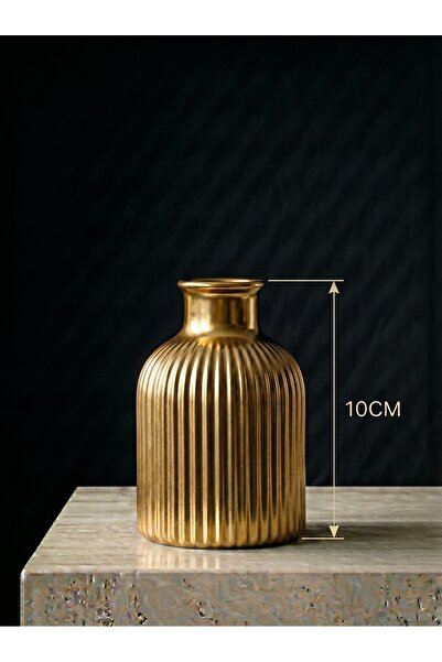 CANSEB Elegance Premium - Gold - 10CM Boyunda - Kendinden Kokulu - Çizgili Pa...