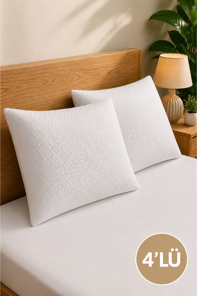 Elovias 4-Piece Waterproof Pillow Mattress Cover 50X70 cm |   Zippered Pillow...