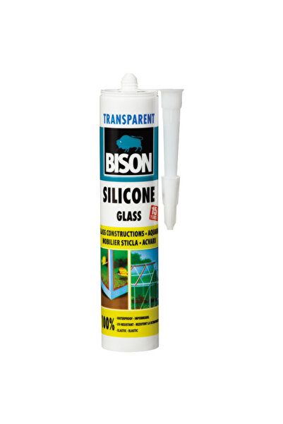 Bison Silicon sticla transparenta 280ml