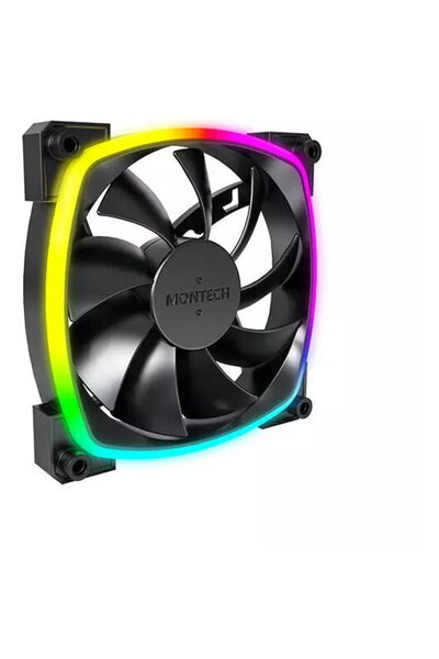 MONTECH AX120 PWM B, 1 ventilator de 120 mm, 1600 rpm, Negru