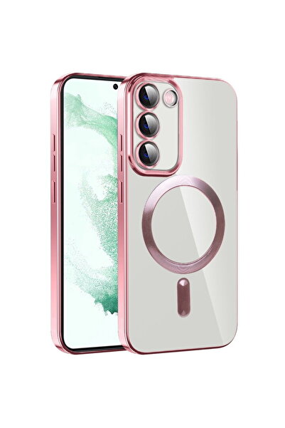 Techsuit Husă pentru Samsung Galaxy S22 Plus 5G - Luxury Crystal MagSafe - Roz