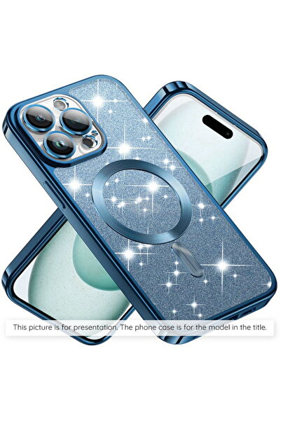 Techsuit Θήκη για Samsung Galaxy A36 5G - Πολυτελής με Γκλίτερ MagSafe - Γαλάζιο