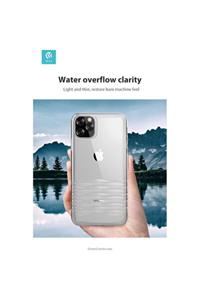 Devia Θήκη σειράς Ocean2 για iPhone 11 Pro Max διάφανη