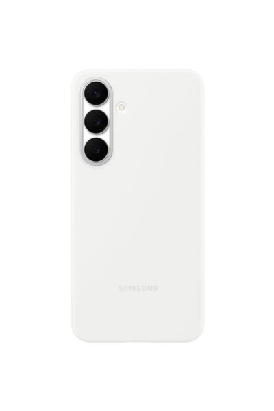 Samsung Galaxy S25 FE (S731) - Husă silicon spate cu protecție, Alb