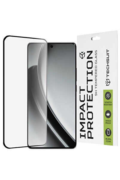 Techsuit Folie pentru Realme GT 6 / GT 6T - 111D Full Cover / Sticlă cu adezi...