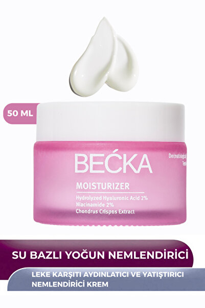 BECKA Ton Eşitleyici Nemlendirici Krem Hyalüronik Asitli Aydınlatıcı Su Bazlı...