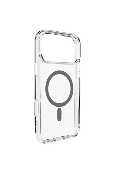 Puro Lite Mag TPU+PC калъф, съвместим с MagSafe за iPhone 17 Pro Max - Прозра...