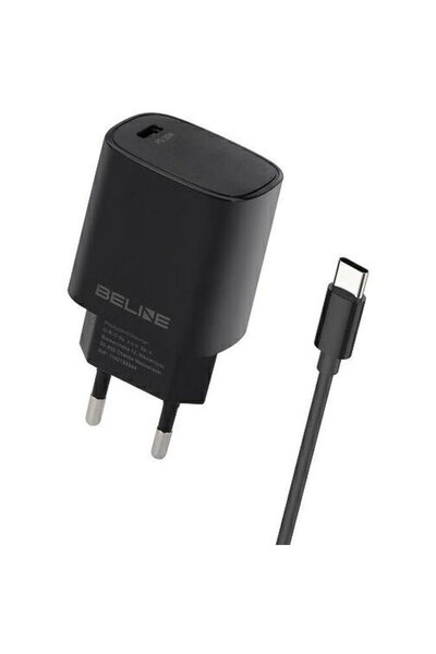 Beline BLNCB20C, USB-C, 20W, black, 1m cable included