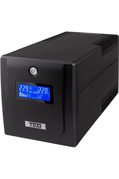 TED Electric Line Interactive cu Stabilizator si Display LCD, 1600VA / 900W