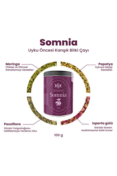 Bostan Baba Somnia – Uyku Öncesi Karışık Bitki Çayı – 100 g