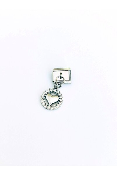 Umrece Stone Heart Charm Pendant
