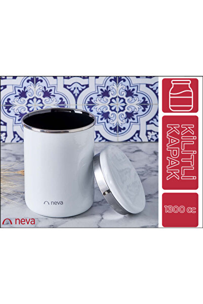 Neva Lilyum Emaye Kavanoz 1300 cc N3099