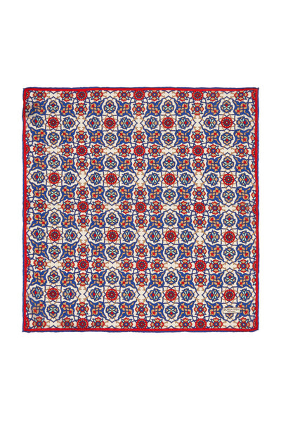 Bursa İpek Șervețel de mătase Saks Gold Tile Spiral Pattern