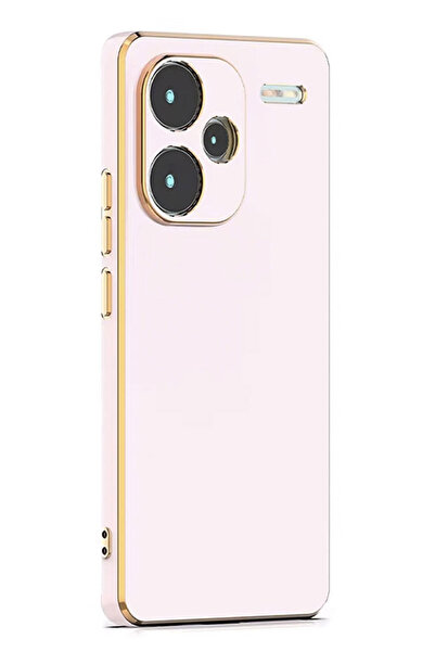 CEPSTOK Xiaomi Redmi Note 13 Pro Plus 5G Kılıf Kenar Detaylı Yumuşak Parlak S...