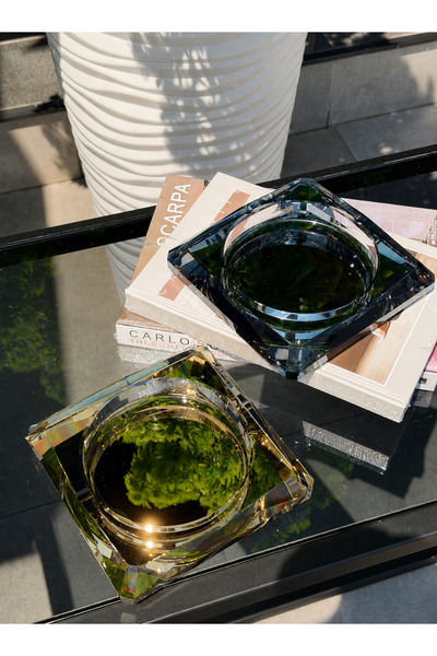 zepce design Dekoratif Kristal Cam Küllük