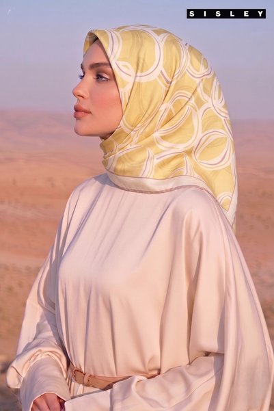 Sisley Silk Satin Scarf-2042-90*90