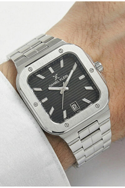 Daniel Klein Premium Silver Stainless Steel Watch for Men DK.1.14142-2