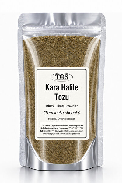TOS The Organic Spices Kara Halile Tozu 100 gr (1. KALİTE) Terminalia Chebula...