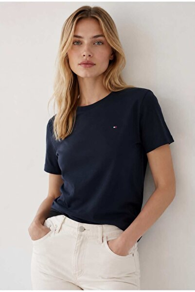 Tommy Hilfiger Modern Pamuklu Kadın T-Shirt