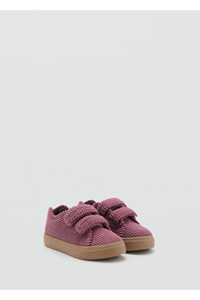 MANGO Baby Sneaker aus Cord mit Klettverschluss