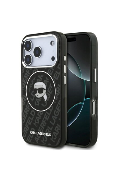 Karl Lagerfeld Husa pentru iPhone 17 Pro Max - IML MagSafe (KLHMP17XHMKBKHOK)...