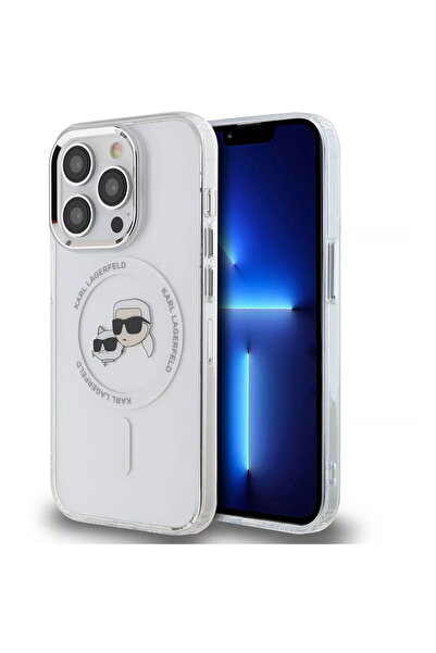 Karl Lagerfeld Husa pentru iPhone 15 Pro - IML MagSafe (KLHMP15LHLSKCH) - Met...