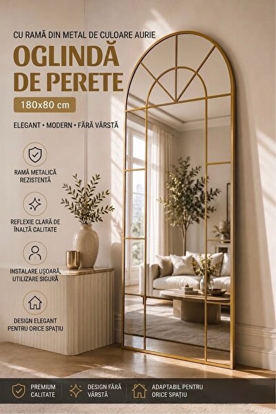 Marsah Home Oglinda Tip Fereastra 180x80 Cm