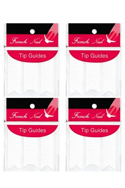 Beauty Box 4 Adet 1. Stil French Tırnak Oje Bandı,french Tırnak Sticker, Fren...