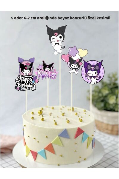 Tasarım Kuromi Birthday Cake Decoration