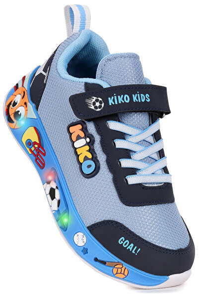 Kiko Kids Velcro Işıklı Günlük Cırtlı Erkek Çocuk Spor Ayakkabı