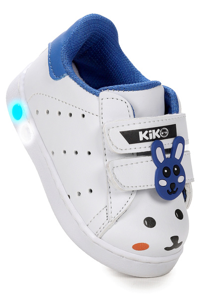 Kiko Kids Bart Cırtlı Işıklı Erkek Bebek Spor Ayakkabı