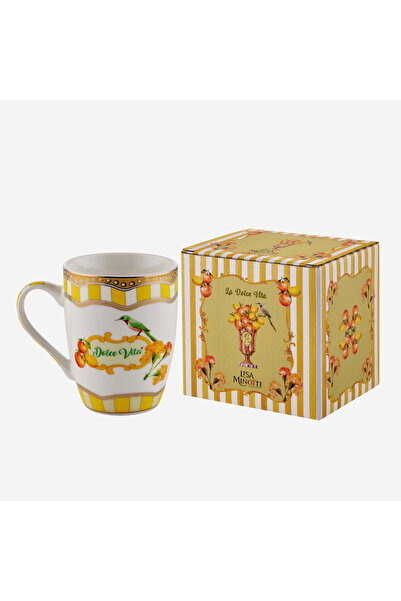Lisa Minotti Puglia Yellow Porcelain Mug 350 ml