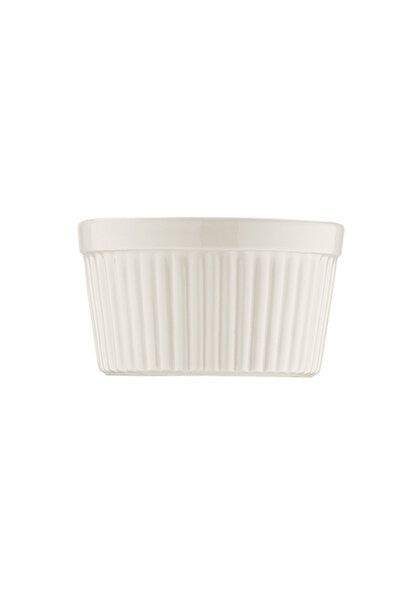 Bonna Porselen Relieved Porcelain Souffle Container 9 Cm 210 Cc