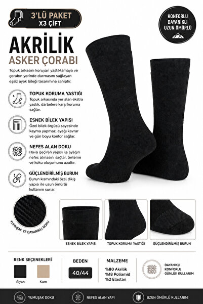 OIL COMPANY ȚESĂ RESPIRABILĂ ȘOSETE TERMICE NEGRE UNISEX 3 PACHETE (3 PERECHI)