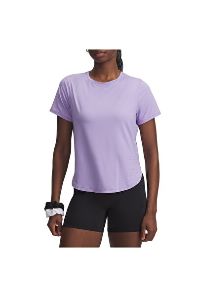 Under Armour Tricou de alergare pentru femei Launch Elite FW 2025 - Mov - XS