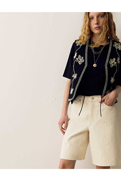 Marks & Spencer Denim Kadın Bermuda