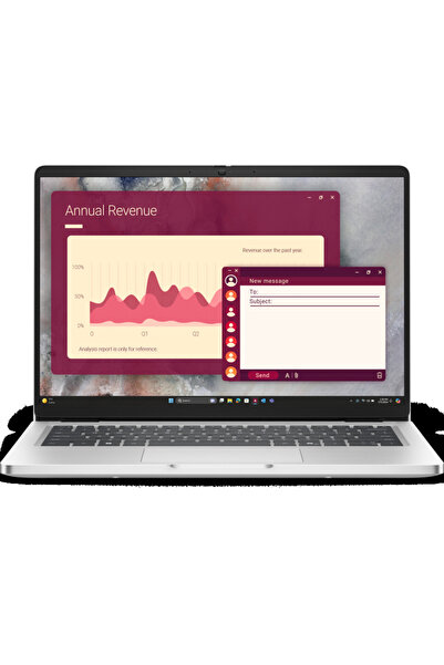 Dell Laptop Business Pro 14, cu procesor Intel Core Ultra 5 235U, ecran IPS d...
