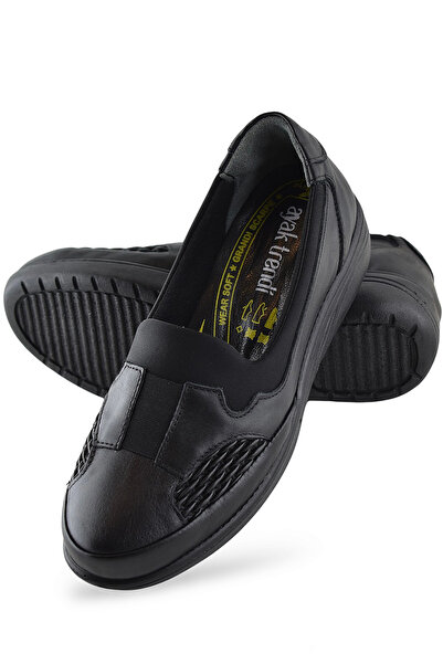 ISPARTALILAR 4217 Full Orthopedic Sole Daily Genuine Leather Women's Shoes Mo...