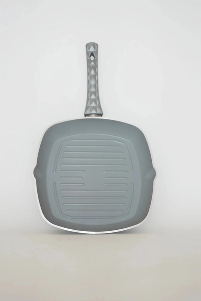 Bonera Tigaie ceramică pentru grătar de 28 cm - Gri