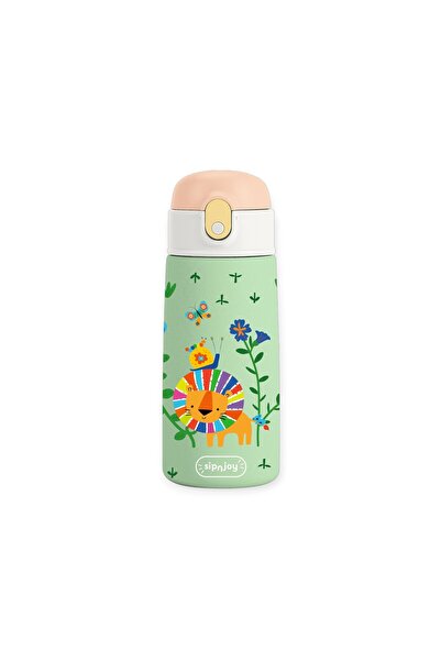 SipnJoy - Sipsquad Çocuk Su Termosu 480 Ml - Lively Roar 1000-480-04