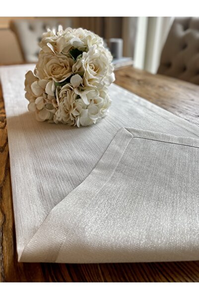 Decamor home Royal Gold Simli Ekru Runner