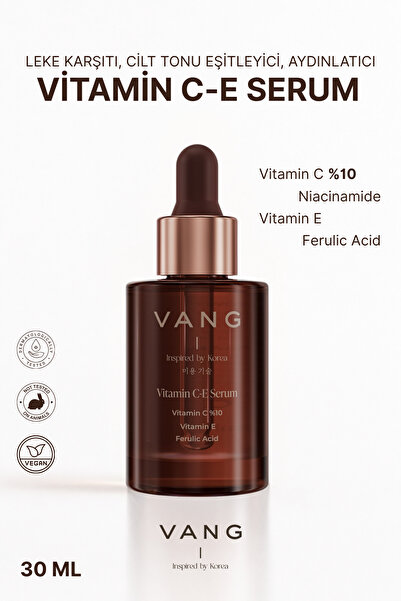 VANG Leke Karşıtı & Aydınlatıcı C Vitamini Serumu | E Vitamini & Ferulic Asit...