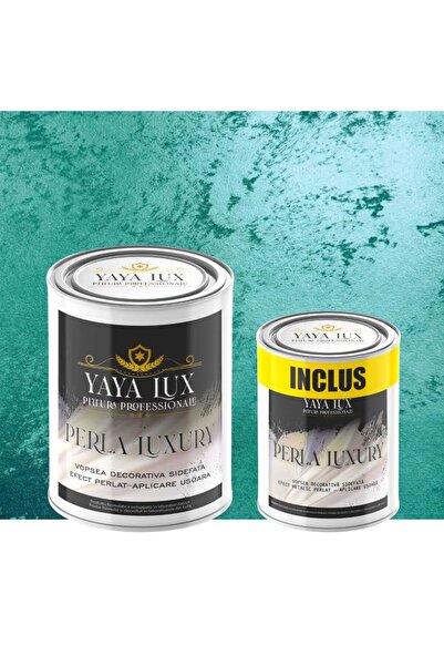 YaYa Color Pachet 2 L + 1 L Inclus, Vopsea Decorativa de Lux, Perla Luxury Ve...
